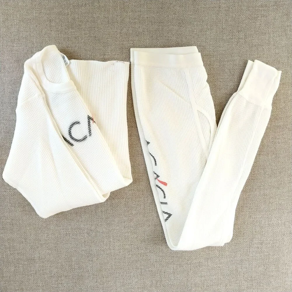 Vintage Morgan Mills Mens Long Johns Thermal Shirt Top Legging Bottom USA Size M